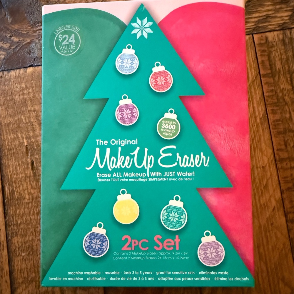 MakeUp Eraser Holiday Ornament Set